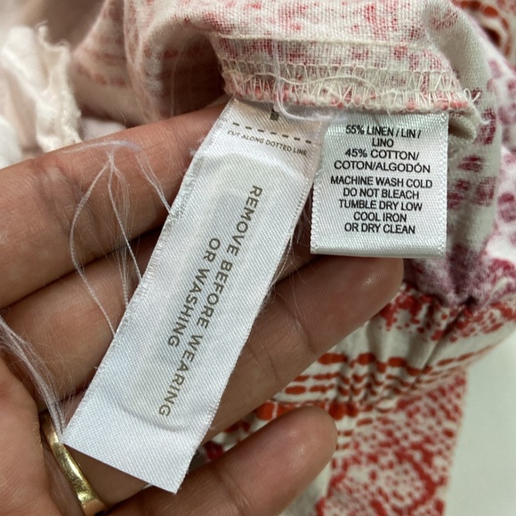 Ann Taylor LOFT Paper Bag Linen Blend Shorts size 14 - Picture 15 of 17